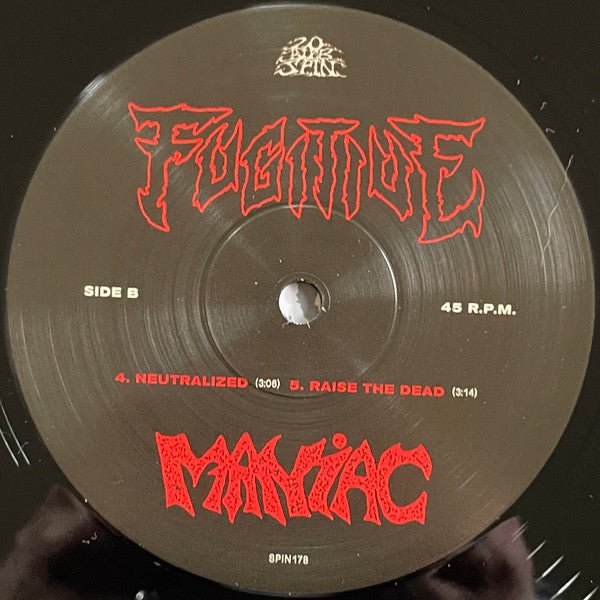 Fugitive - Maniac - Frozen Records - Vinyl