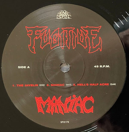 Fugitive - Maniac - Frozen Records - Vinyl