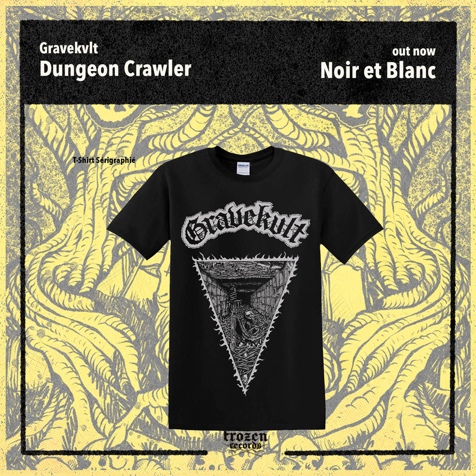 Gravekvlt - T-Shirt Dungeon Crawler - Frozen Records - Merch
