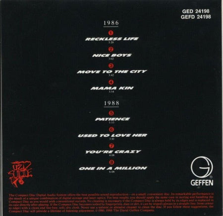 Guns N' Roses - G N' R Lies - Frozen Records - CD