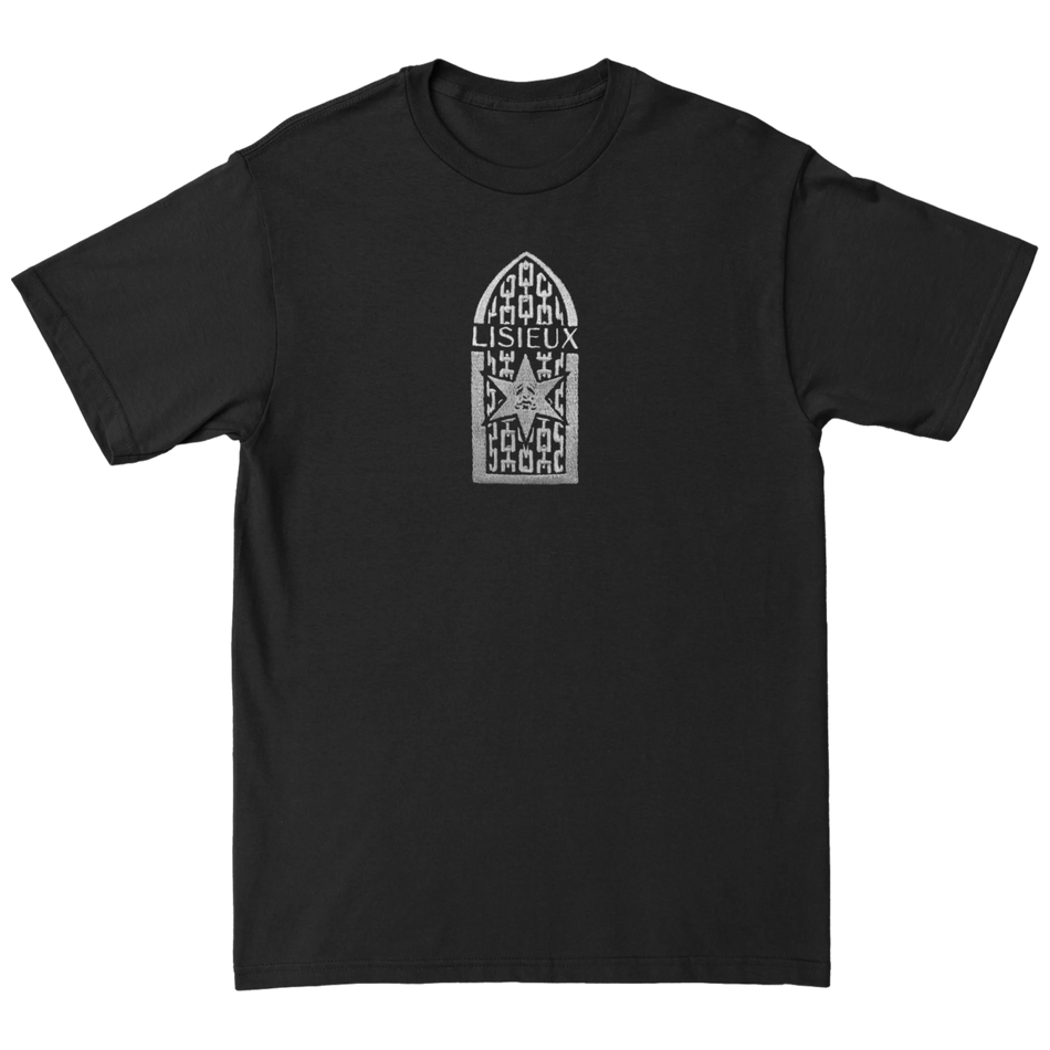 Lisieux - Church Emboidered Black T-Shirt - Frozen Records - Merch