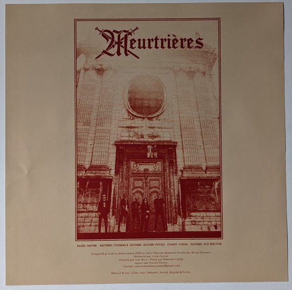 Meurtrières - Ronde De Nuit - Frozen Records - Vinyl