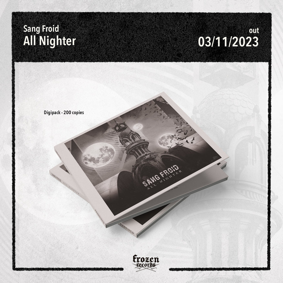 Sang Froid - All-Nighter CD - Frozen Records - CD