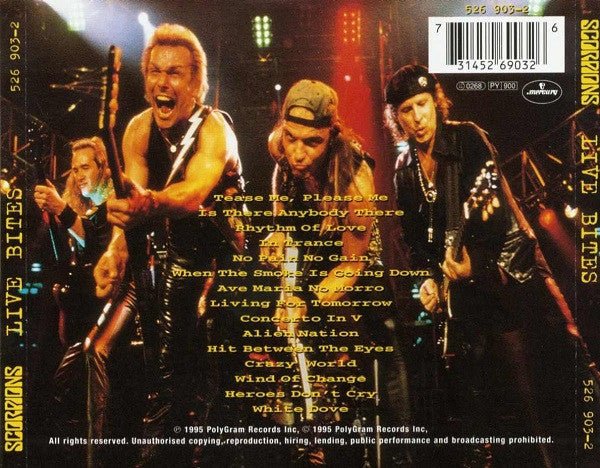 Scorpions - Live Bites - Frozen Records - CD