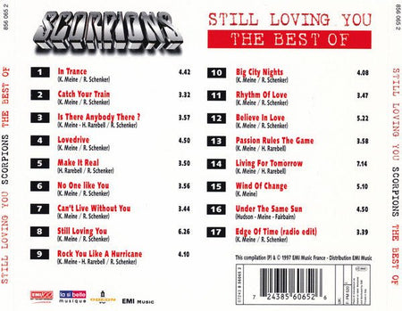 Scorpions - Still Loving You (The Best Of) - Frozen Records - CD
