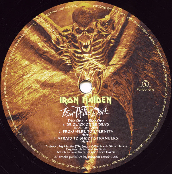 Iron Maiden : Fear Of The Dark (LP,Album,Reissue,Remastered)