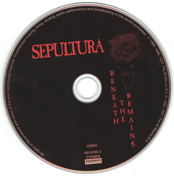 Sepultura : Beneath The Remains (Album,Reissue,Remastered)