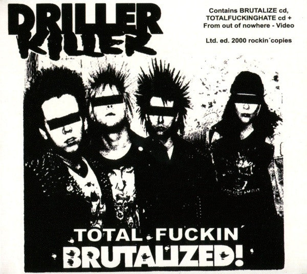 Driller Killer : Total Fucking Brutalized (CD, Comp, Enh, Ltd, RE)