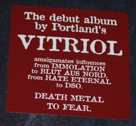 Vitriol (14) : To Bathe From The Throat Of Cowardice (LP,Album,Limited Edition)