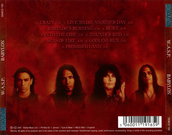 W.A.S.P. : Babylon (Album)