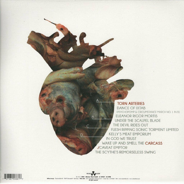 Carcass : Torn Arteries (LP,45 RPM,Album)