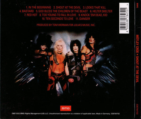 Mötley Crüe : Shout At The Devil (Album,Reissue,Remastered)