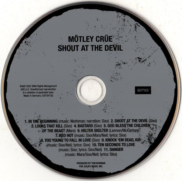 Mötley Crüe : Shout At The Devil (Album,Reissue,Remastered)