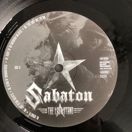 Sabaton : The Last Stand (LP,45 RPM,Album,Repress)