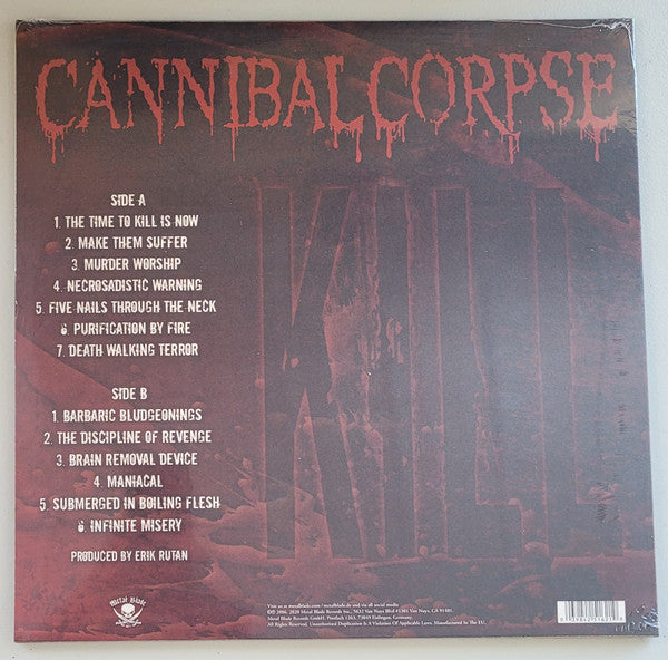 Cannibal Corpse : Kill (LP,Album,Reissue,Repress)