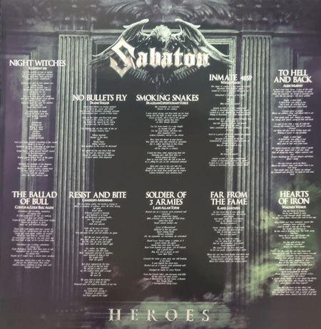 Sabaton : Heroes  (LP,Album,Limited Edition,Reissue)