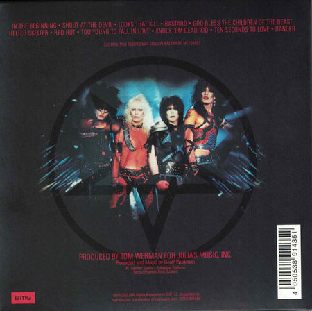 Mötley Crüe : Shout At The Devil (Album,Reissue,Remastered,Special Edition,Stereo)