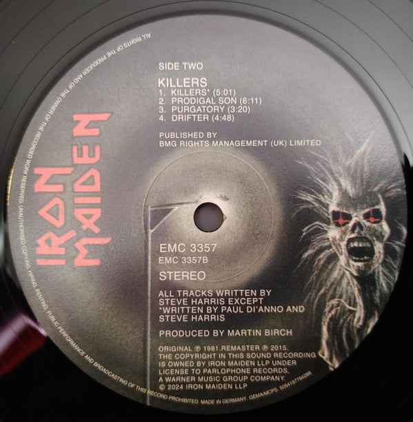 Iron Maiden : Killers (LP,Album,Reissue,Remastered)