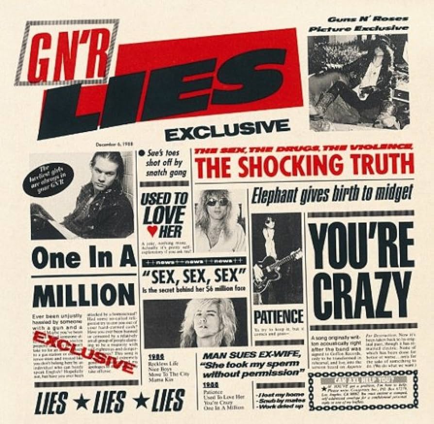 Guns N' Roses – G N' R Lies CD