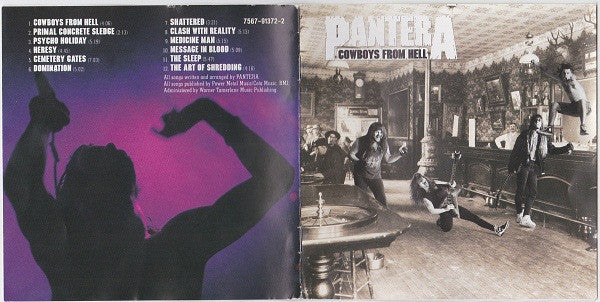 Pantera : Cowboys From Hell (Album,Reissue,Repress,Stereo)