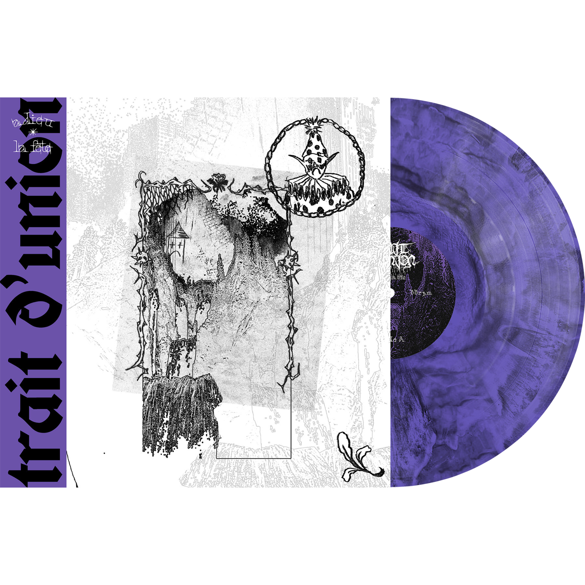 trait d'union - adieu la fête LP