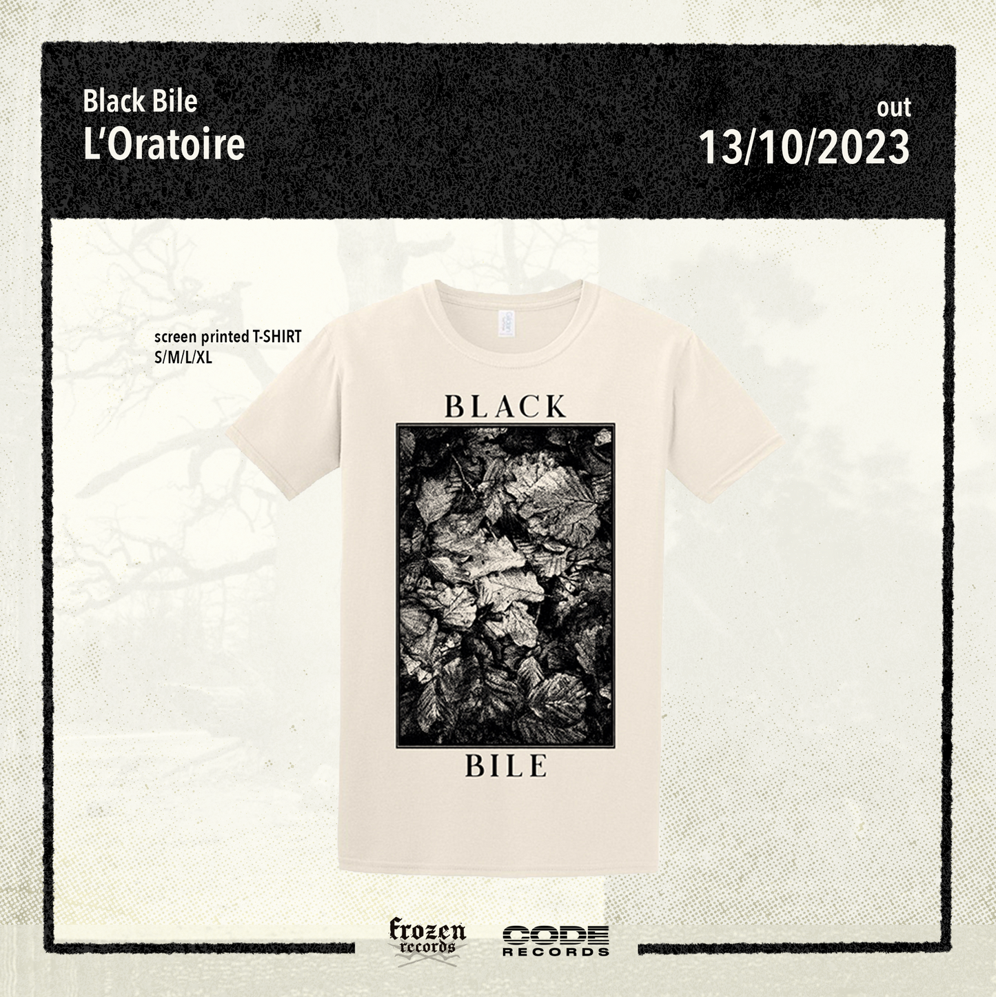 Black Bile - T-Shirt Leaves