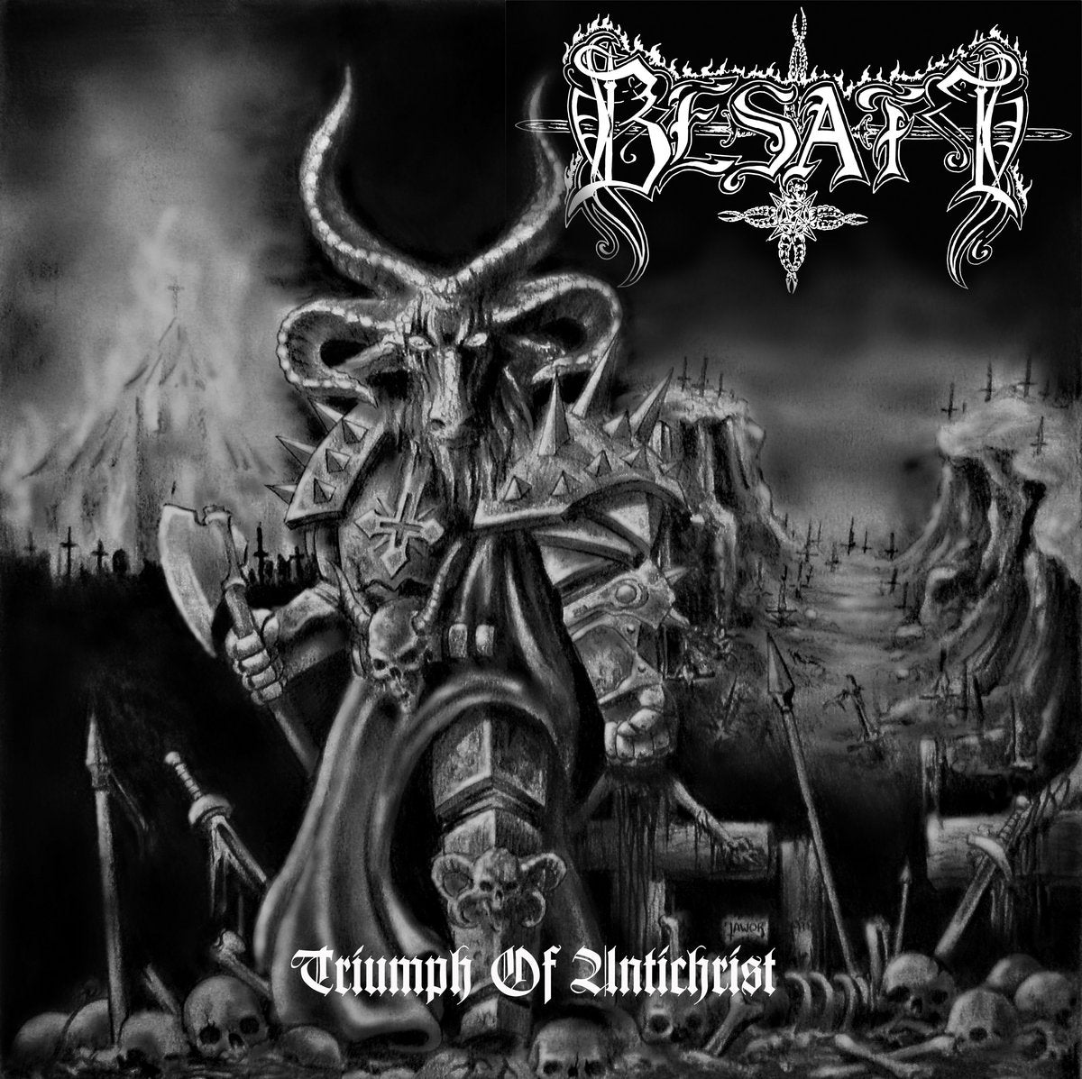 Besatt ‎– Triumph Of Antichrist