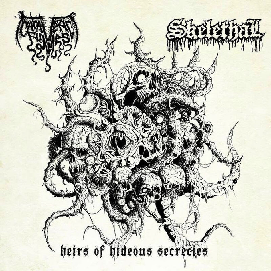 Cadaveric Fumes / Skelethal – Heirs Of Hideous Secrecies