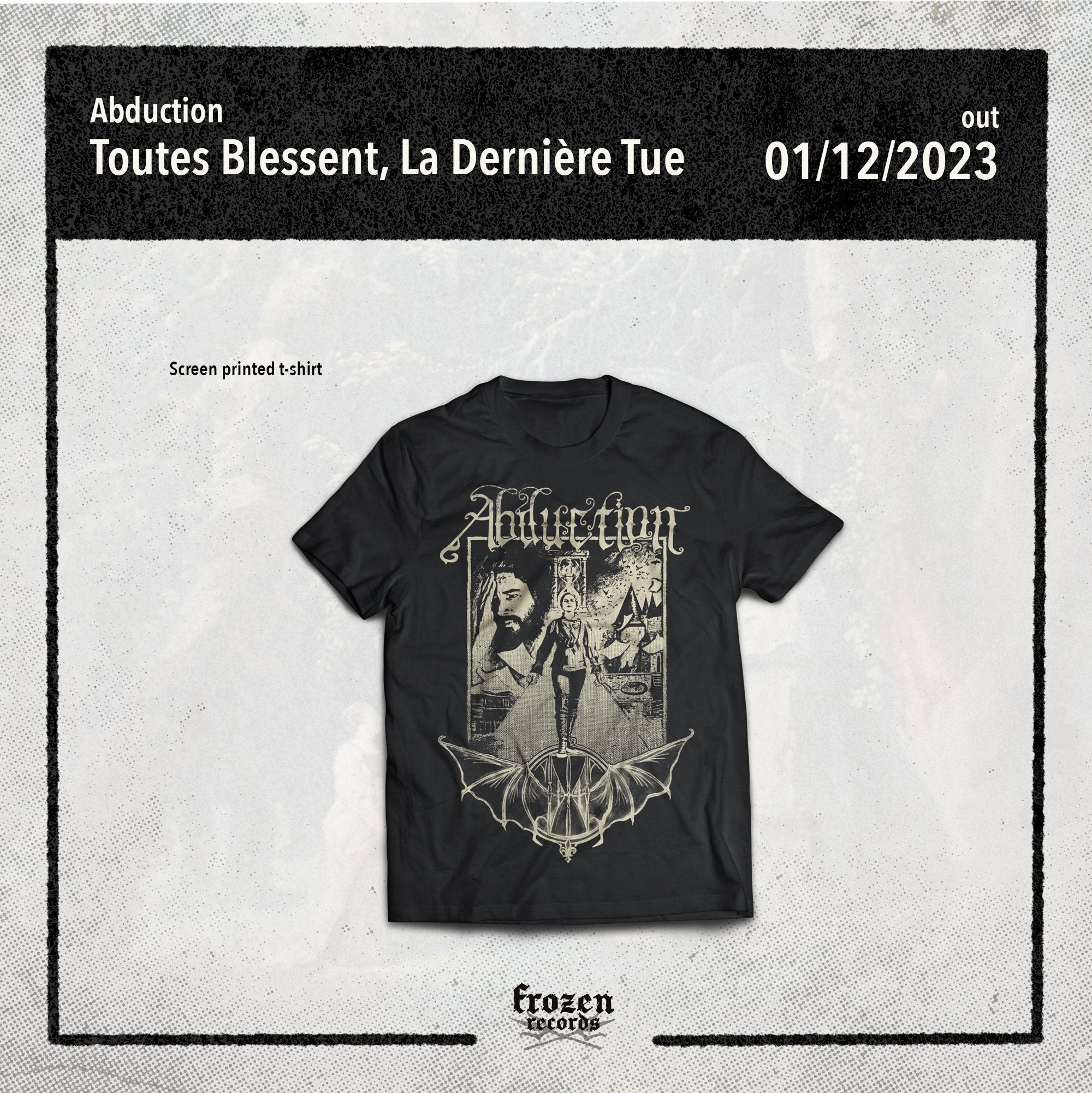 Abduction - T-Shirt Allan - Frozen Records - Merch