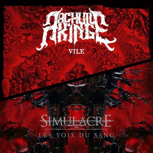 Archvile King / Simulacre - Vile / Les Voix du Sang - Frozen Records - CD