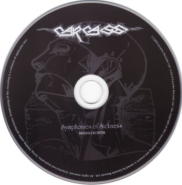 Carcass - Symphonies Of Sickness - Frozen Records - CD