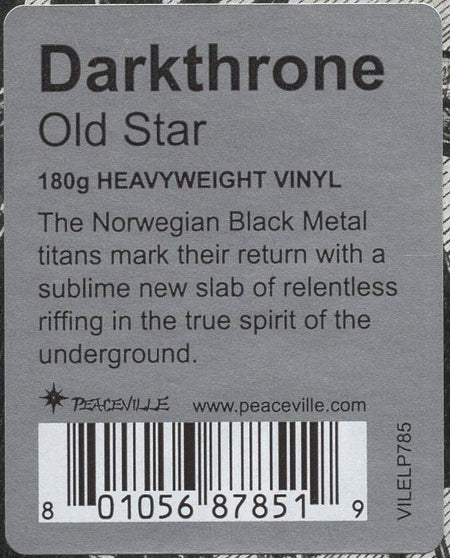 Darkthrone - Old Star - Frozen Records - Vinyl