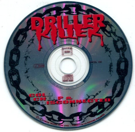 Driller Killer - Cold, Cheap And Disconnected - Frozen Records - CD