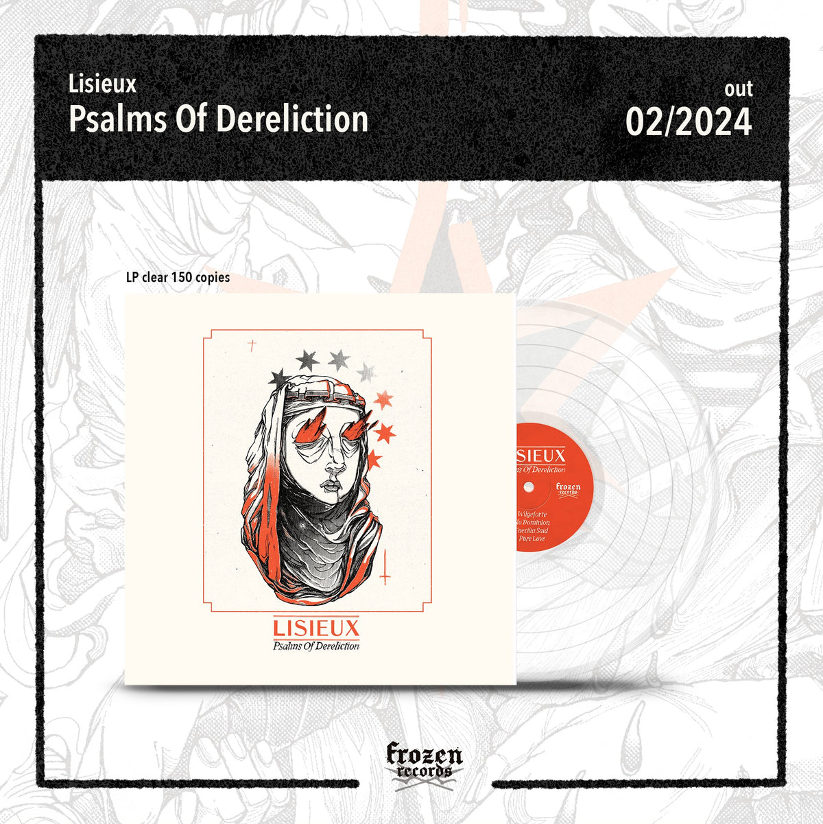 Lisieux - Psalms Of Dereliction - Frozen Records - Vinyl