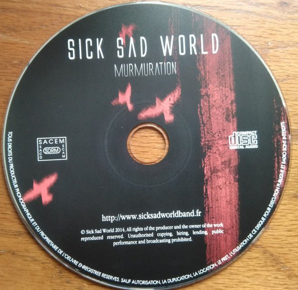 Sick Sad World - Murmuration - Frozen Records - CD