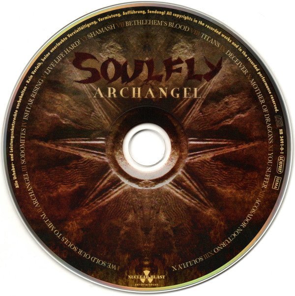 Soulfly - Archangel - Frozen Records - CD